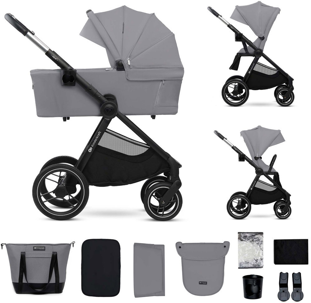 Kinderkraft Nea 2, 2 v 1 Platinum Grey