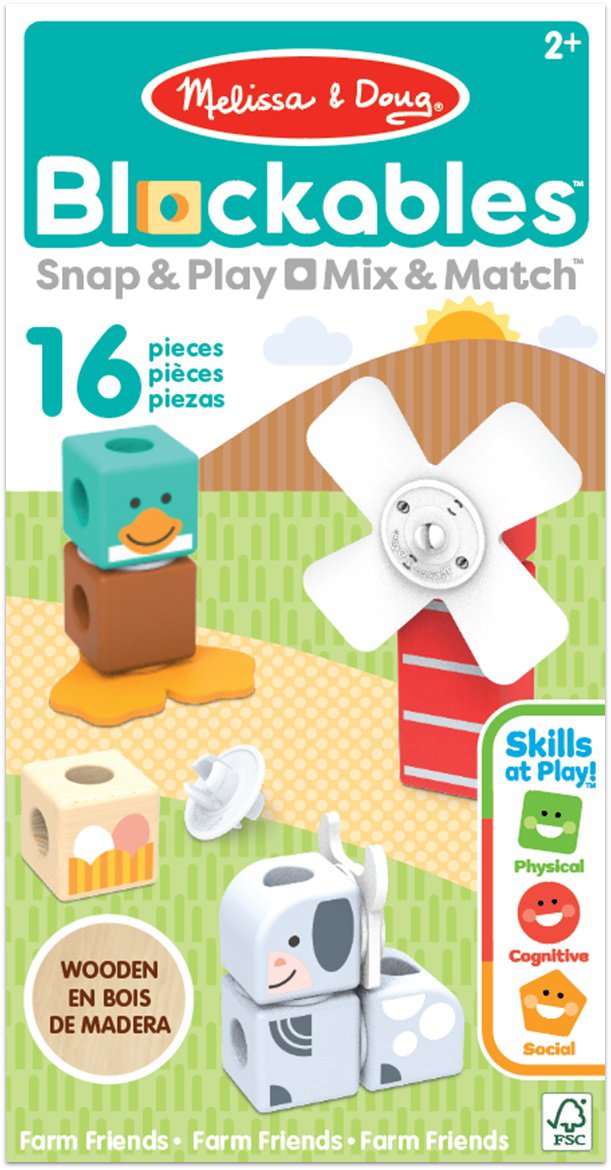 Melissa & Doug Blockables Farma