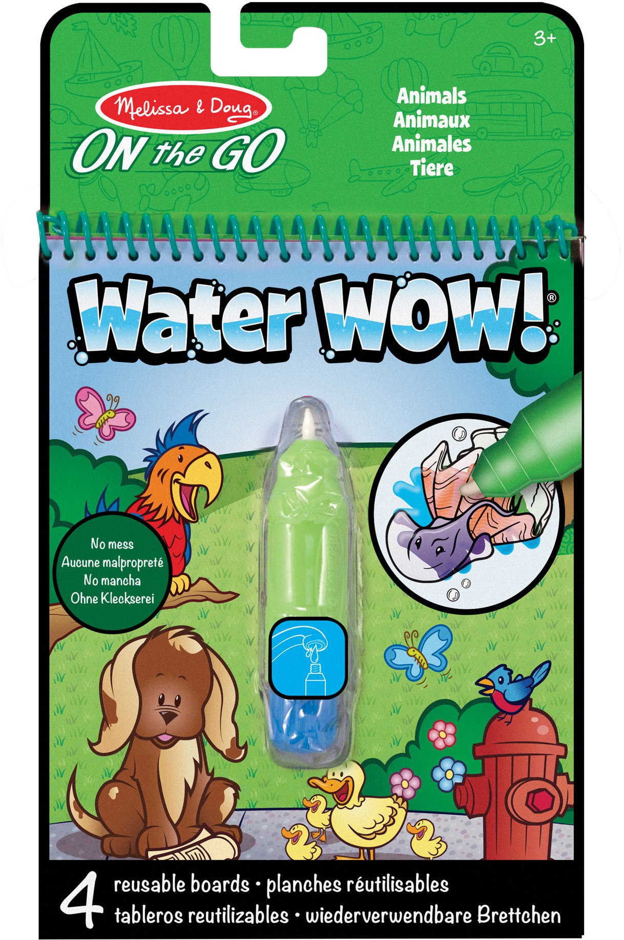Melissa & Doug Water Wow kúzlenie vodou – Zvieratká