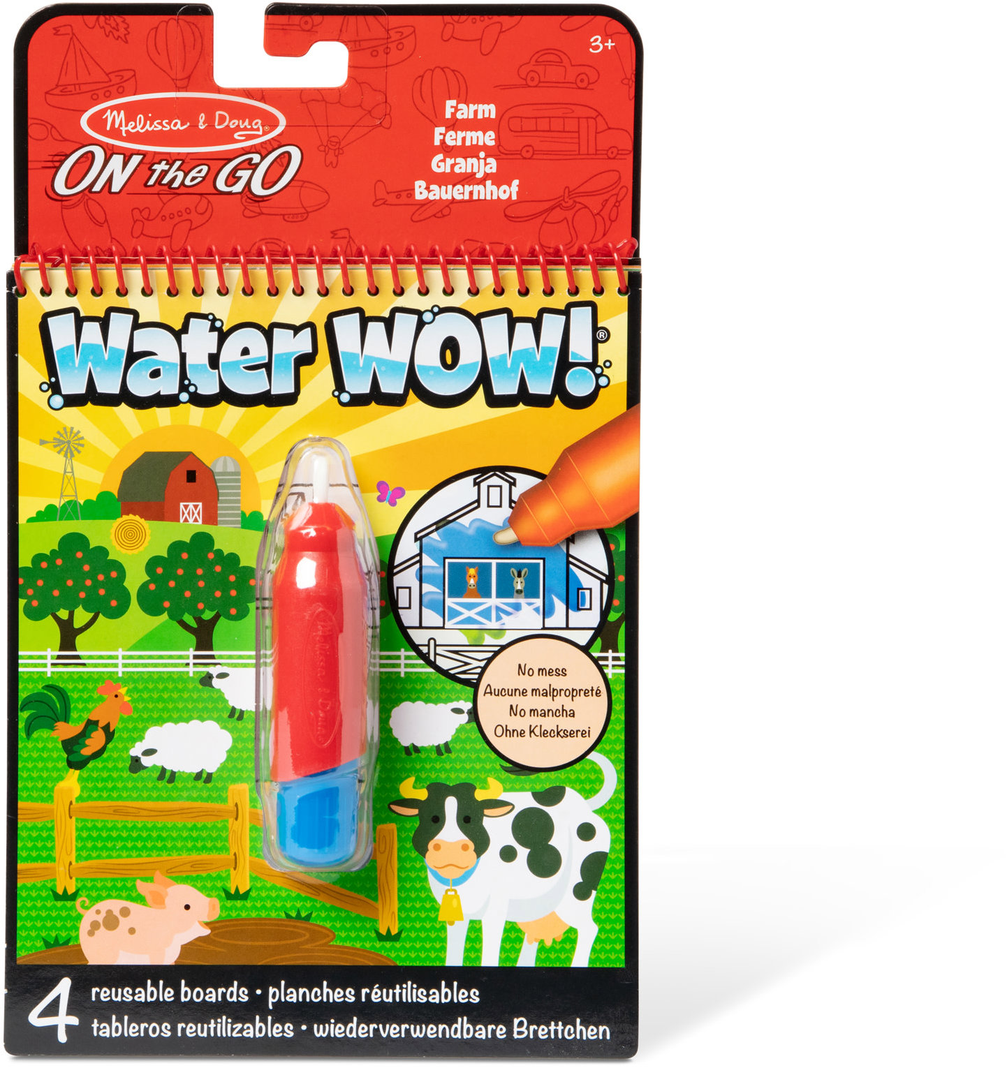 Melissa & Doug Water Wow kúzlenie vodou – Farma