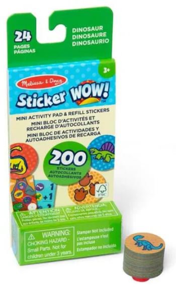 Melissa & Doug Sticker Wow náplne samolepiek obľúbené predmety