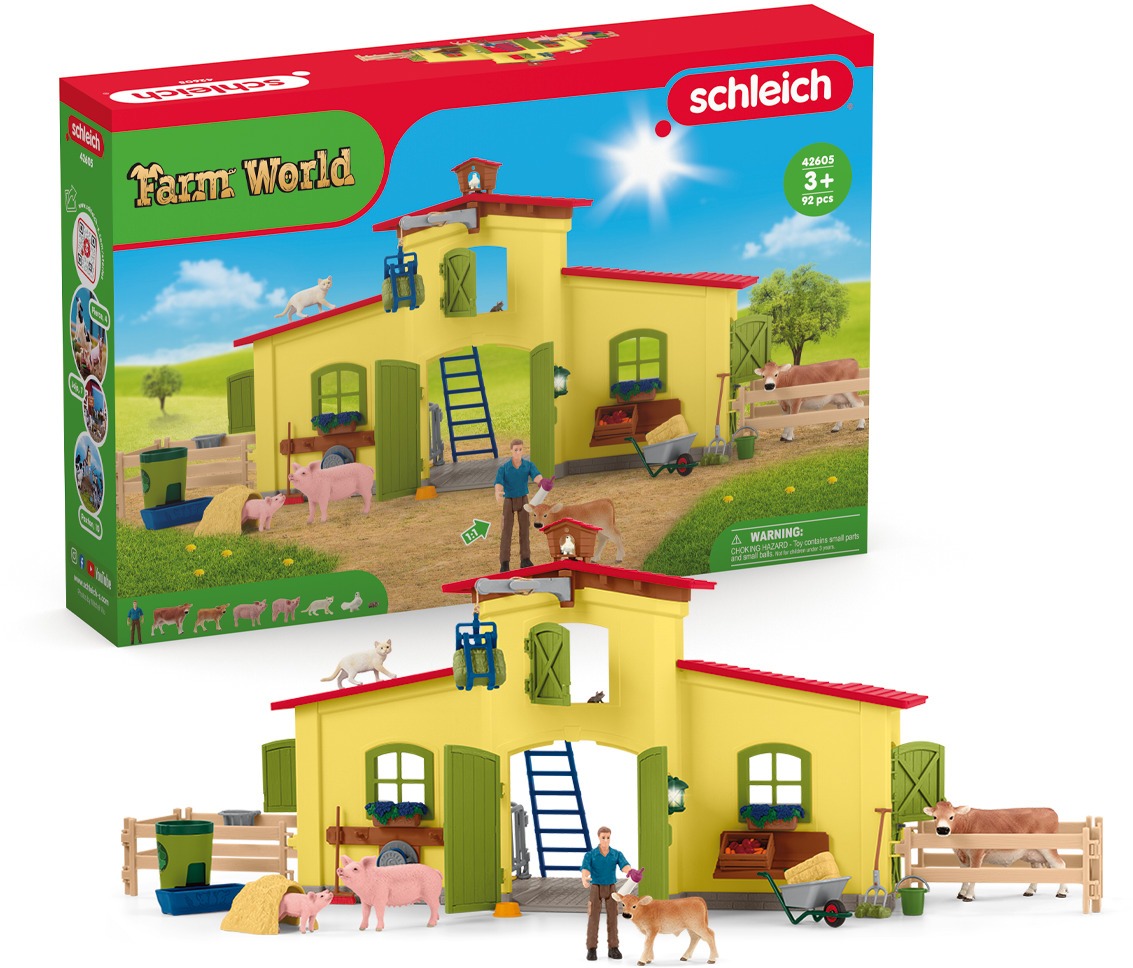Schleich Veľká farma so zvieratami a príslušenstvom 42605