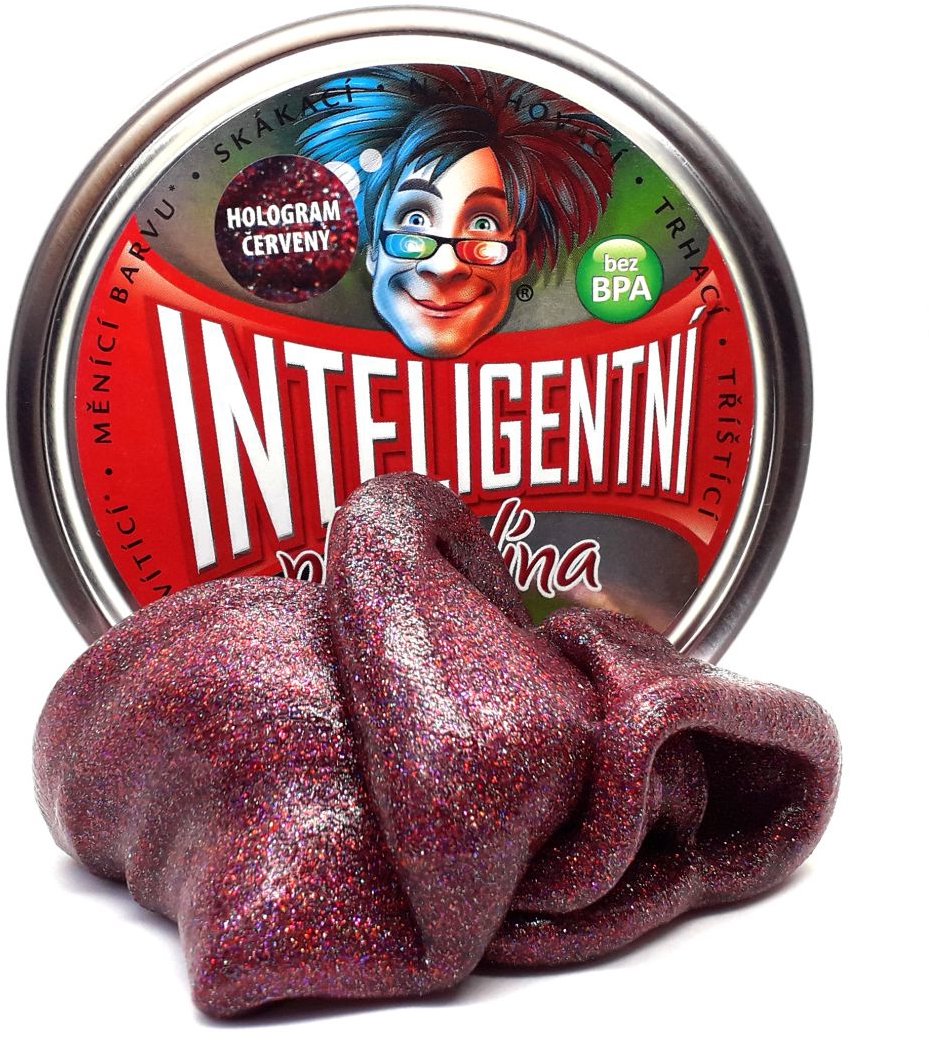Intelingentná plastelína – Hologram červený