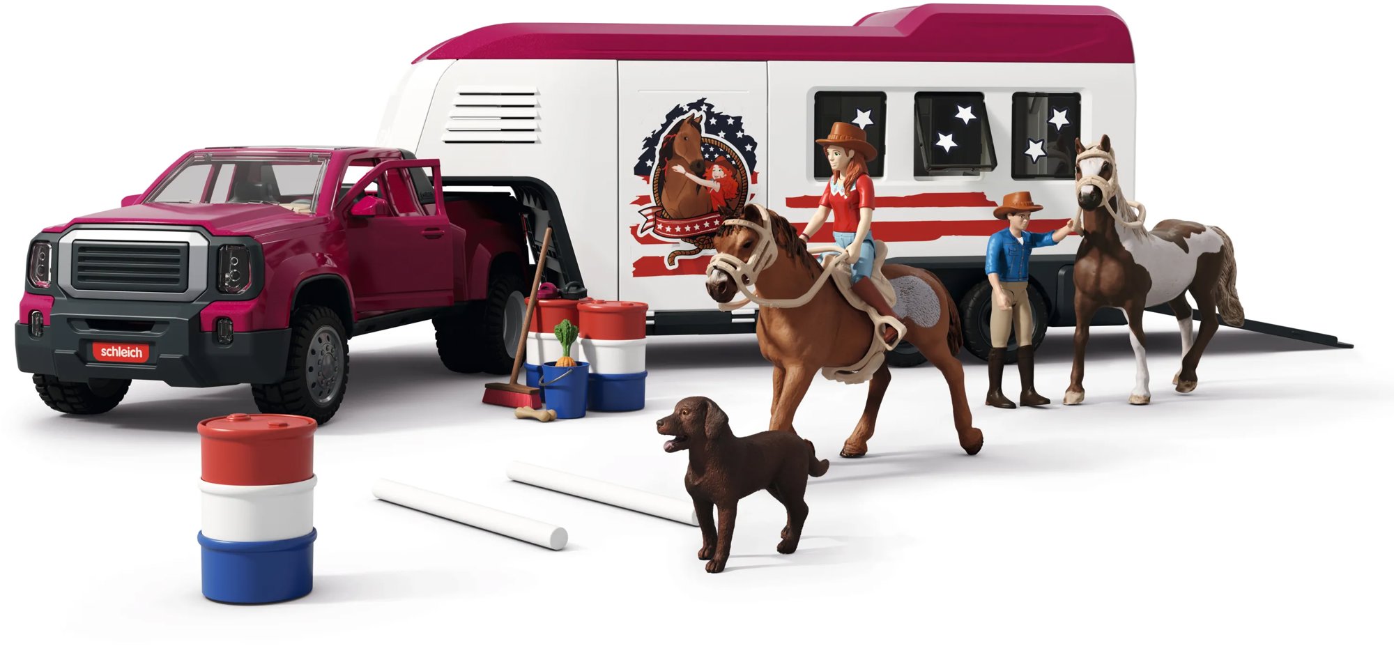 Schleich Nákladné vozidlo Lakeside s prívesom 42705