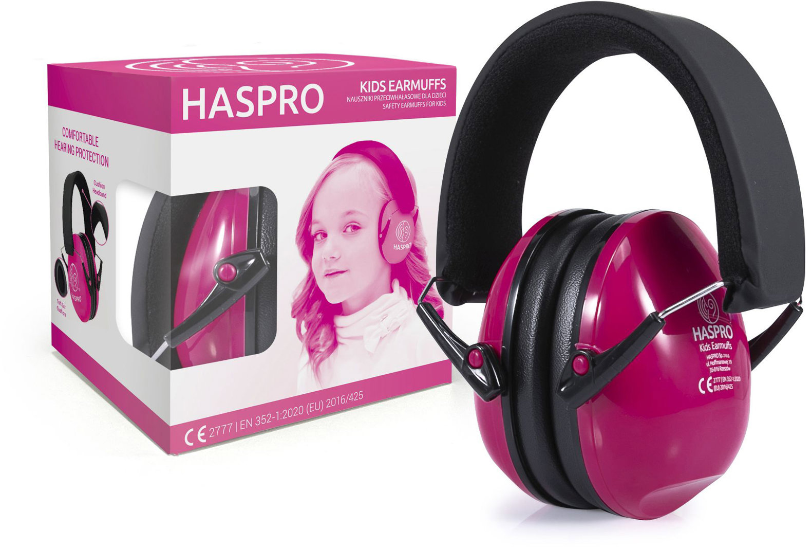 Haspro Hearing Protection Kids ružové