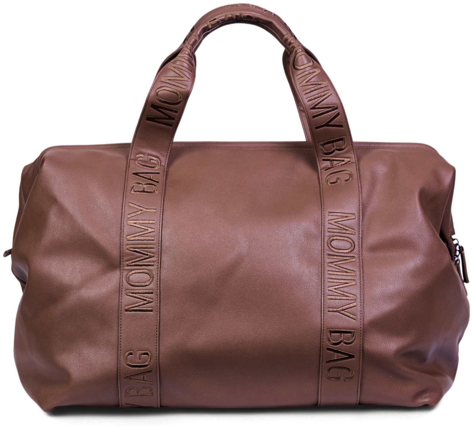 CHILDHOME Mommy Bag Signature Vegan Leather Dark Brown
