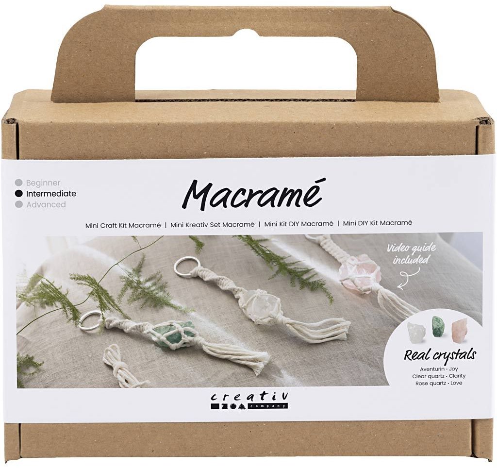 Creativ Company Mini Craft Kit Macramé Key Rings