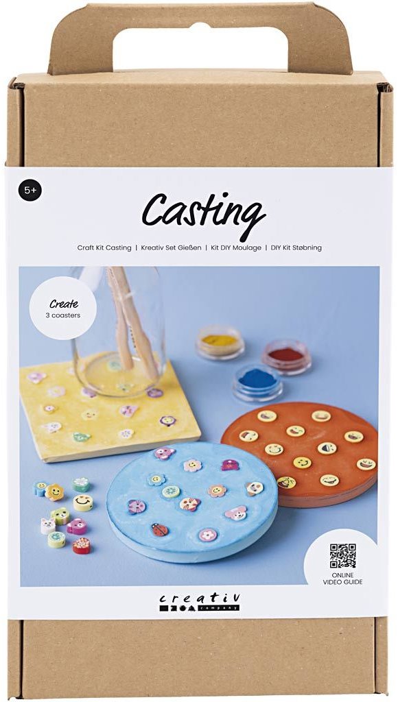 Creativ Company Craft Kit Casting Tiles