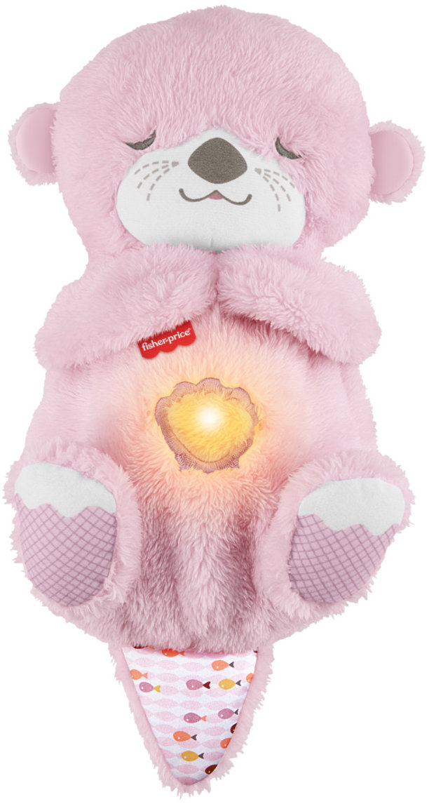 Fisher-Price Maznavá a upokojujúca ružová vydra