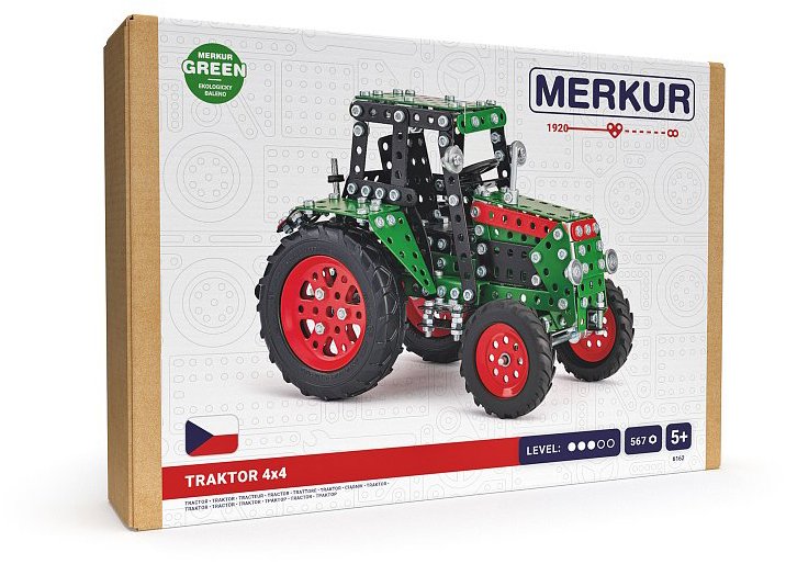 Merkúr Traktor 4 × 4 zelený