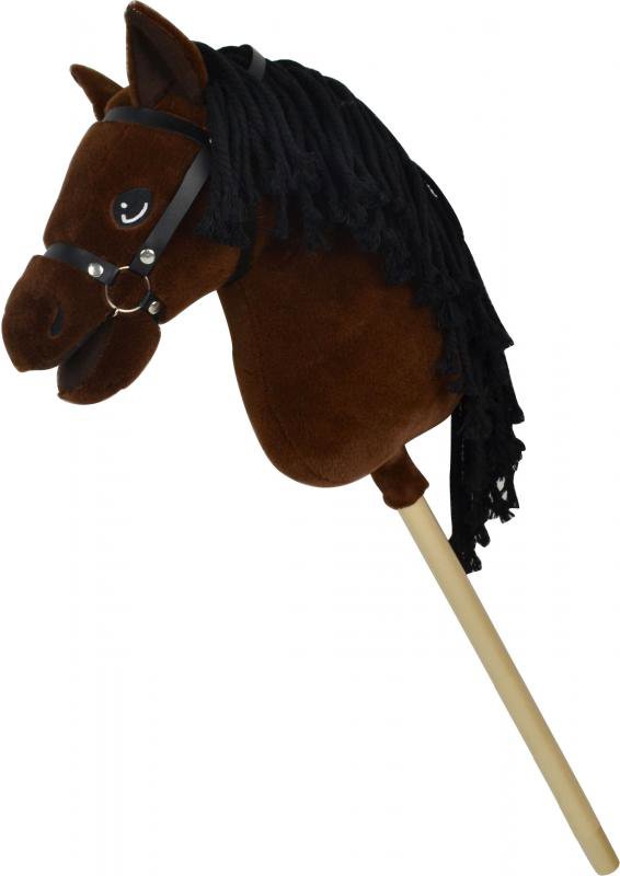 Steppos Premium Hobby horse Lucky tmavohnedý