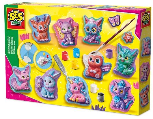 SES Odlievanie a maľovanie Roztomilé fantasy figúrky