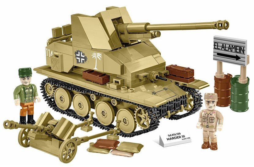 Cobi 3131 II WW Sd. Kfz. 139 Marder III 1 : 35, 2 f