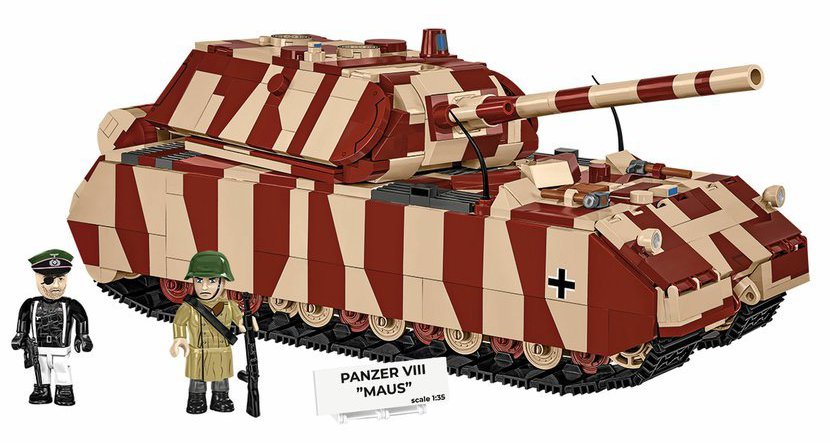 Cobi 3138 II WW Panzer VIII MAUS 1:35, 2 f