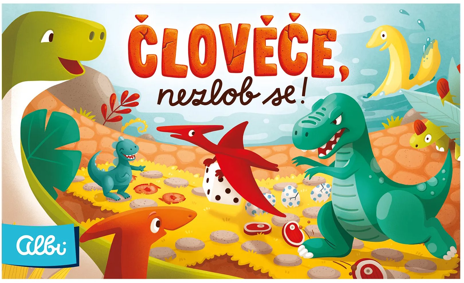 Človeče, nehnevaj sa! detské (Dinosaury)