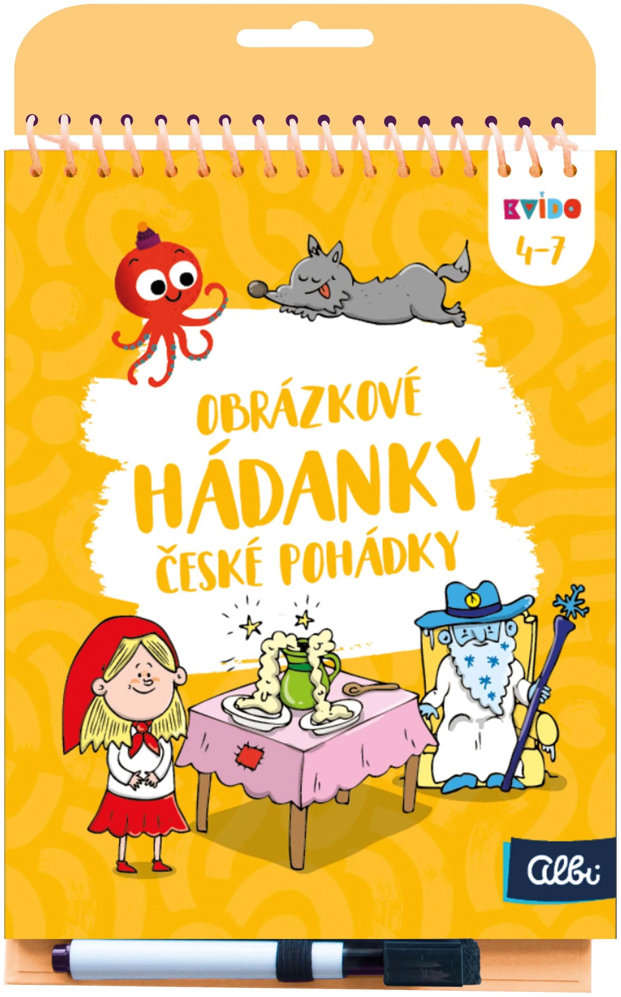 Kvído - Obrázkové hádanky 2 České pohádky