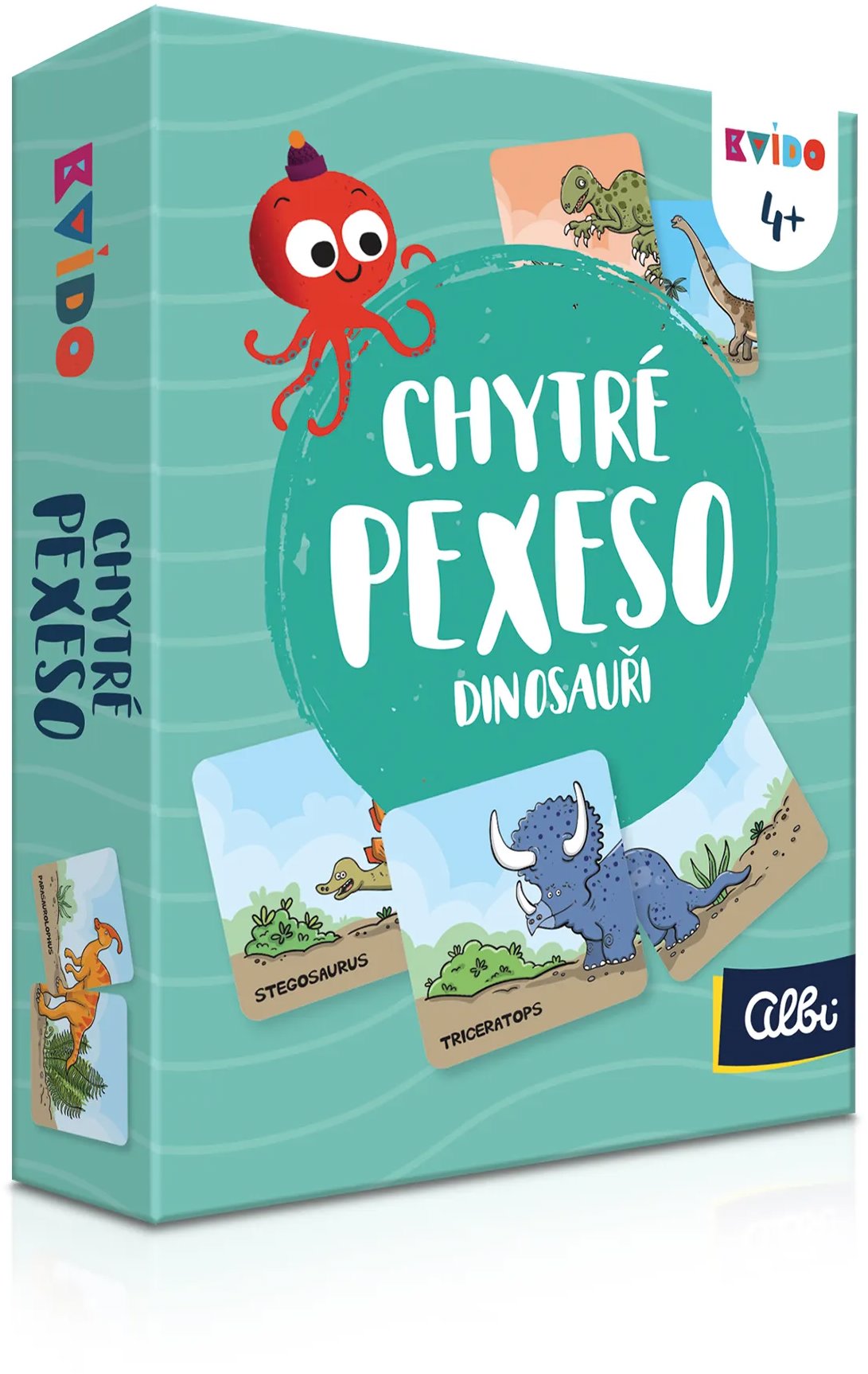 Kvído - Chytré pexeso 2 - Dinosaury