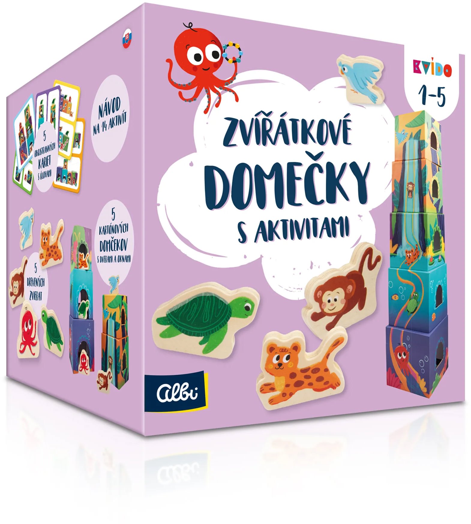 Kvído – Zvieratkové domčeky s aktivitami