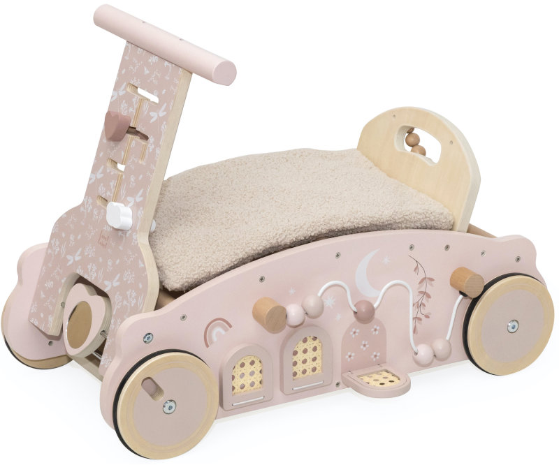 Label Label Hojdačka, chodúľka a vozidlo 3 v 1 Pink