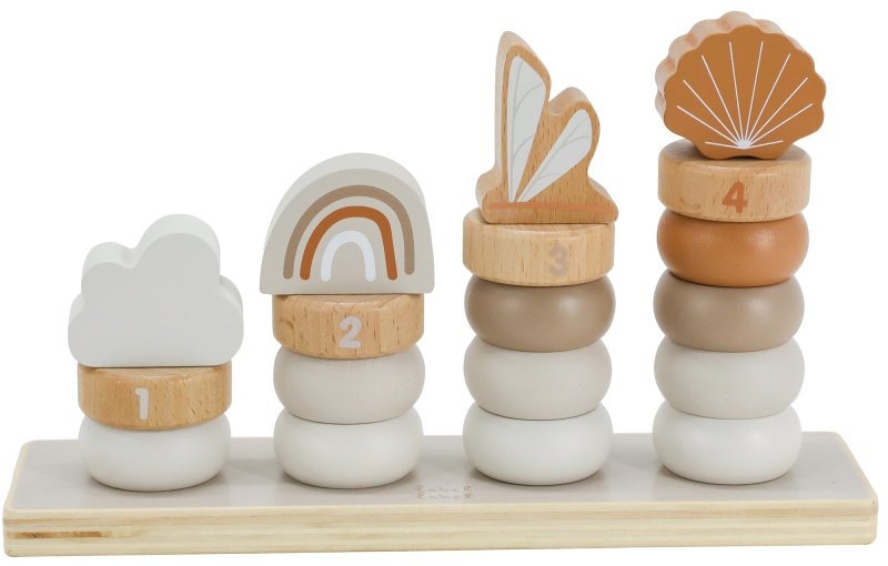 Label Label Malé skladacie krúžky Nougat