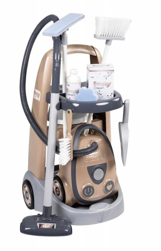 Smoby Vozík pre malú upratovačku s vysávačom Rowenta