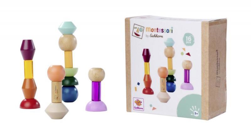 Eichhorn Montessori Stohovacie bloky