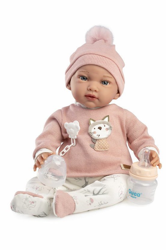 Guca 10301 Ada – záťažové realistické bábätko s mäkkým látkovým telom – 42 cm