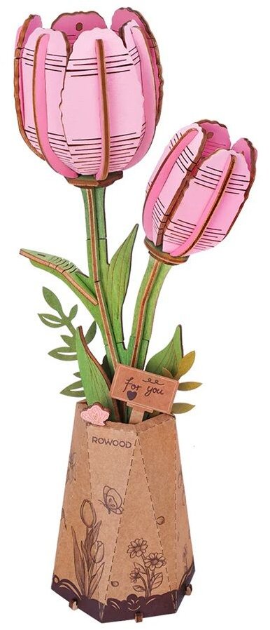 RoboTime Ružový tulipán