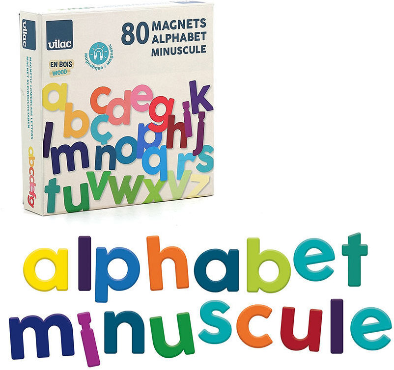 Vilac Abeceda Malé písmená 80 ks