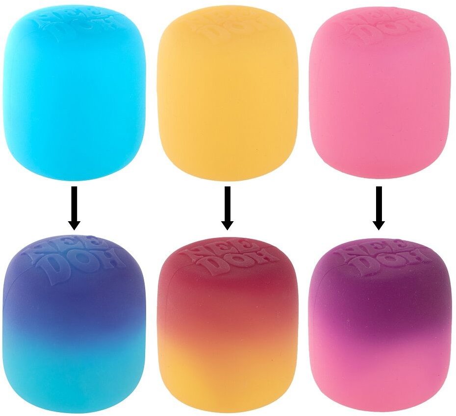 Schylling NeeDoh Stláčacia kocka Mello Mallo