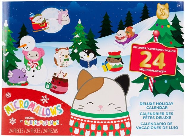 Squishmallows Micromallows Adventný kalendár 24 ks