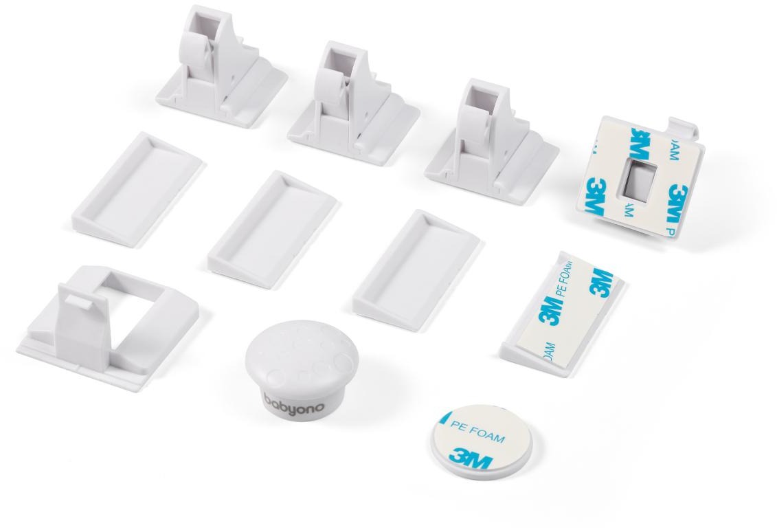 BabyOno Magnetický zámok na nábytok 4 ks