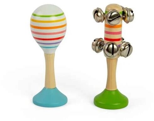 Bigjigs Sada Rumba gule a rolničky