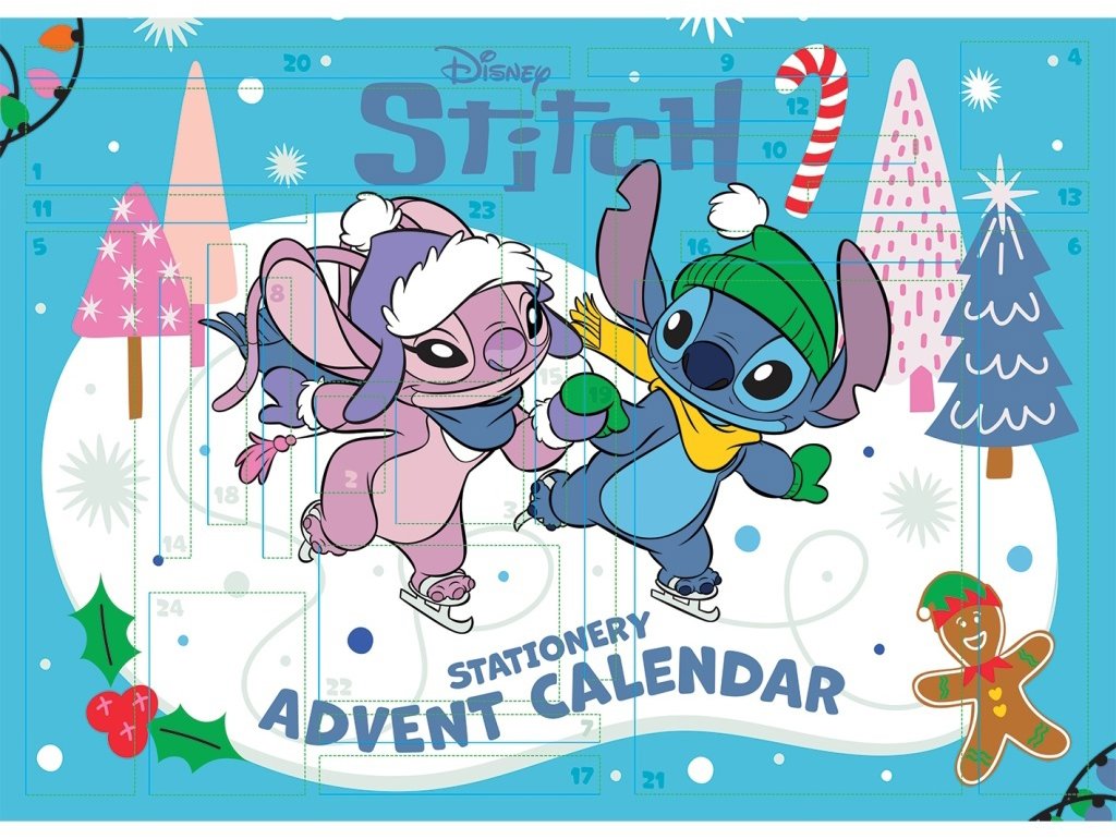 Adventný kalendár Stitch