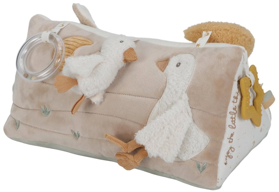 Little Dutch Vankúšik trojhranný s aktivitami Newborn Naturals