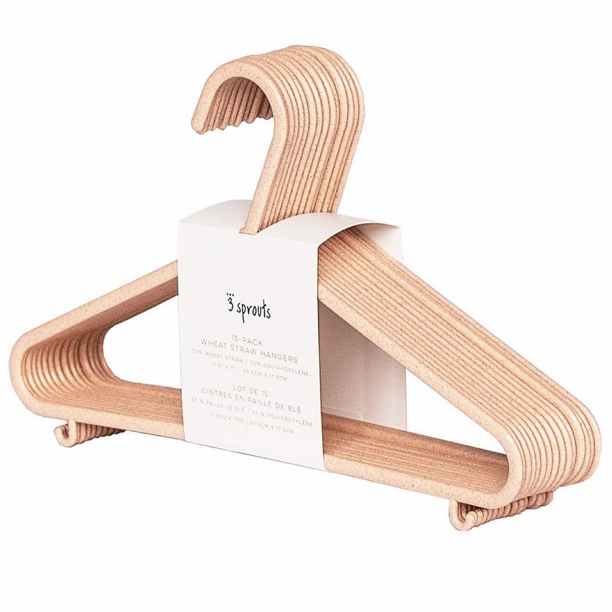 3 Sprouts Wheat Straw Pink