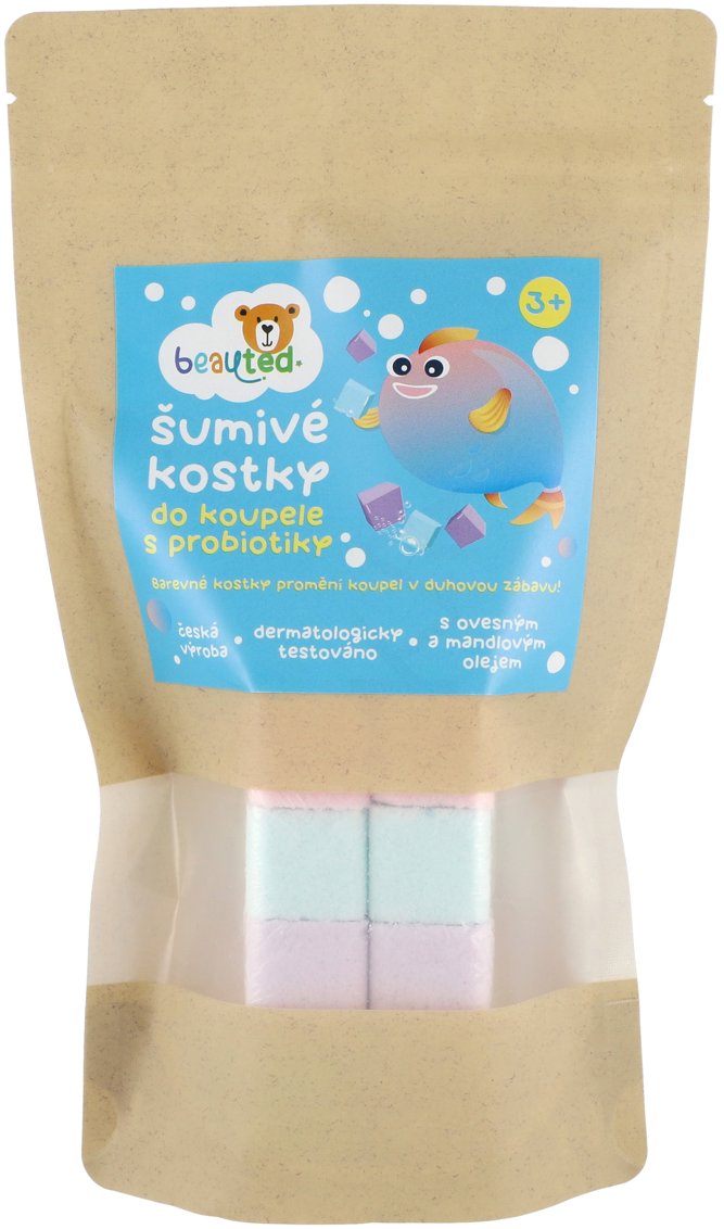 beauted Šumivé kocky do kúpeľa s probiotikami