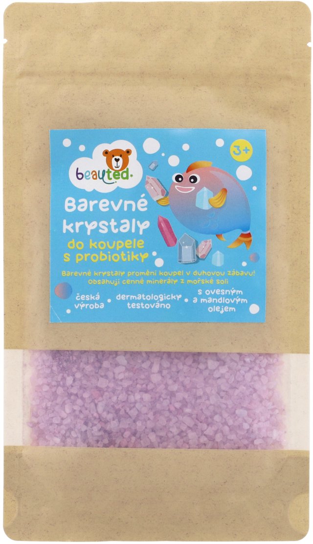beauted Farebné kryštály do kúpeľa s probiotikami