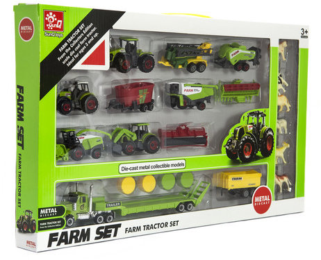 Teddies Poľnohospodárske stroje so zvieratkami