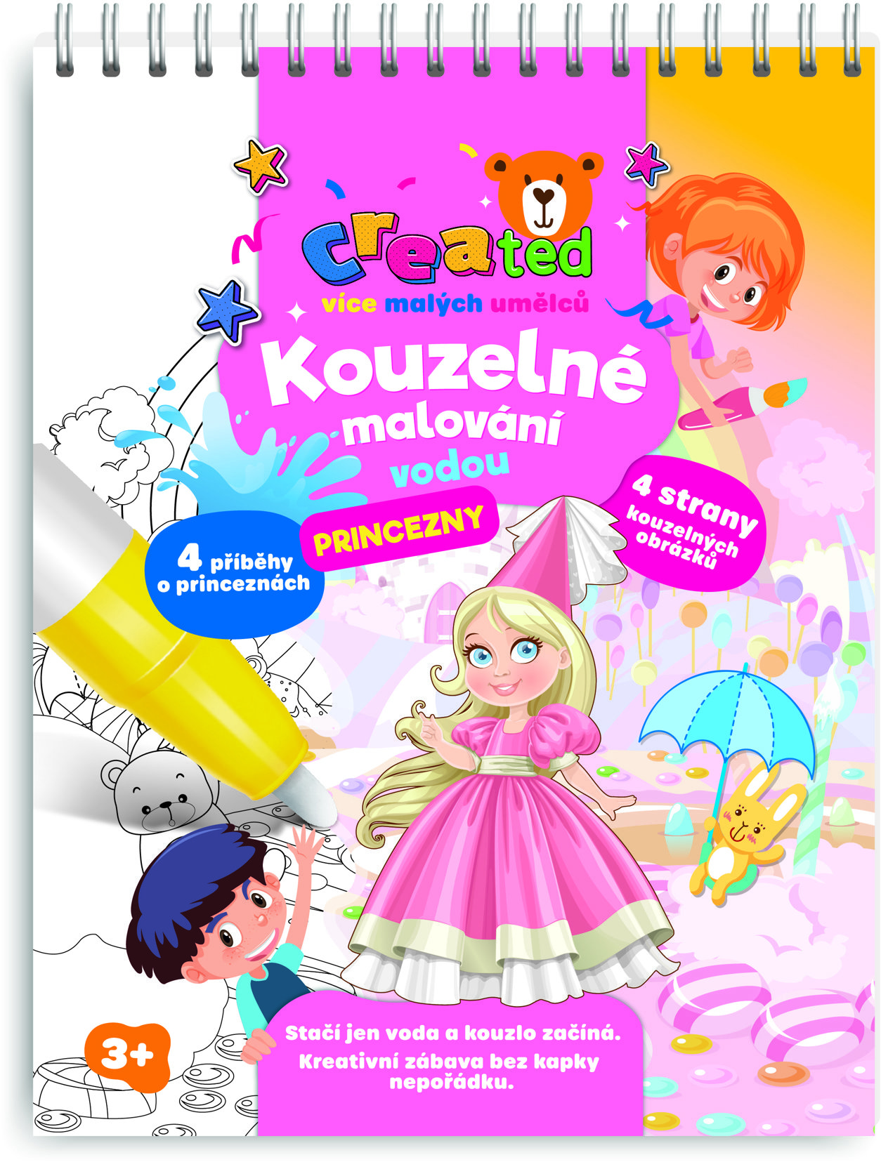 Created Kúzelné maľovanie – princezné