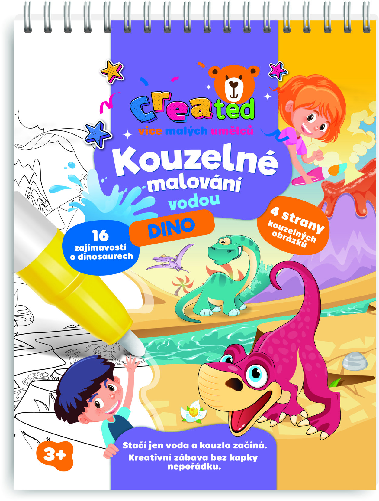 Created Kúzelné maľovanie – dinosaury