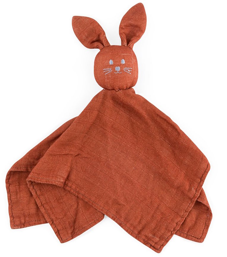 PETITE & MARS Bambusový mušelínový maznáčik Hugo Cinnamon Spice