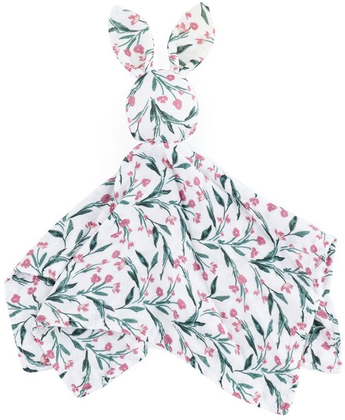 PETITE & MARS Bambusový mušelínový maznáčik Hugo Pink Meadow