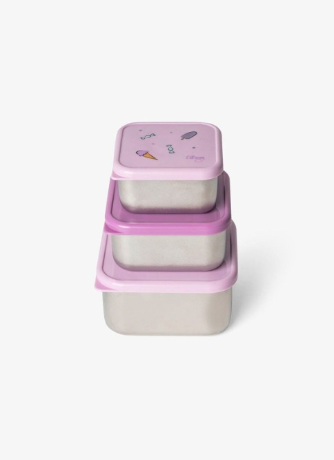 Citron Sada 3 stohovateľných boxov Stormy Unicorn