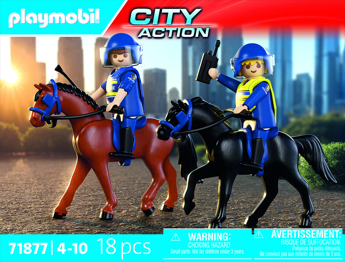 Playmobil 71877 Jazdná polícia