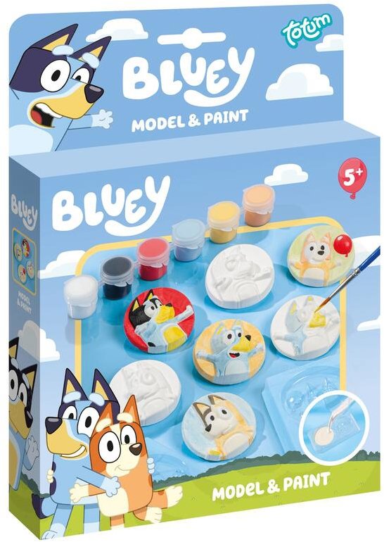 Totum Bluey Sadrové odliatky