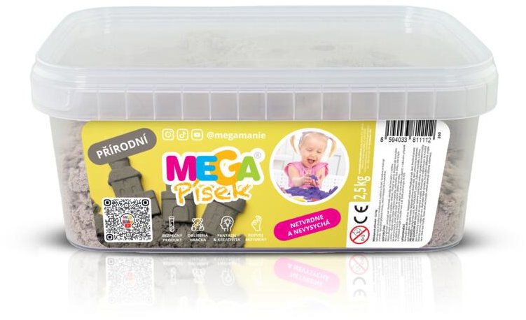 Megamánia MEGApiesok prírodný 2,5 kg