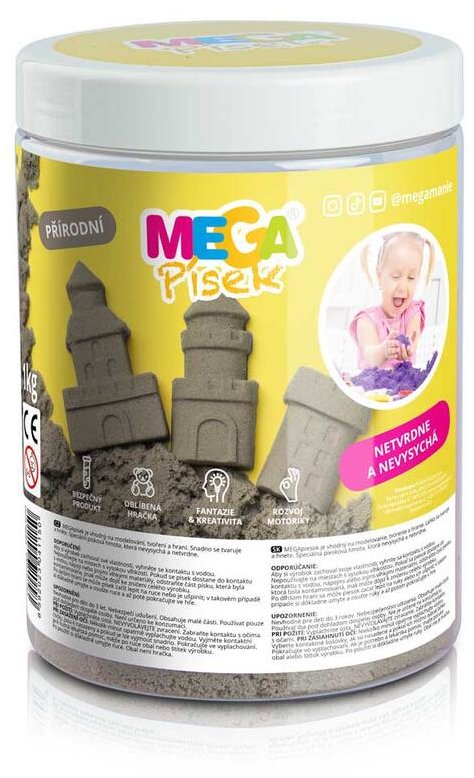Megamánia MEGApiesok prírodný 1 kg