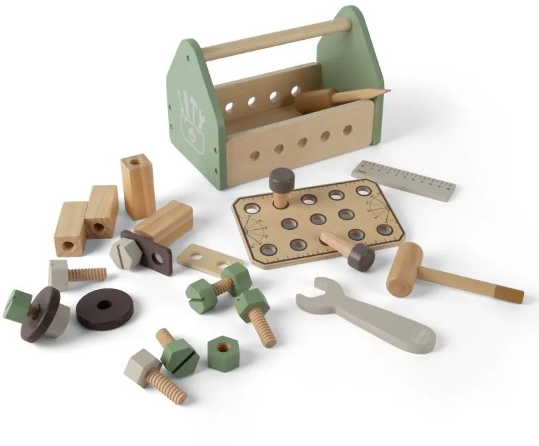 Dantoy Playful Wood box s náradím 26 ks