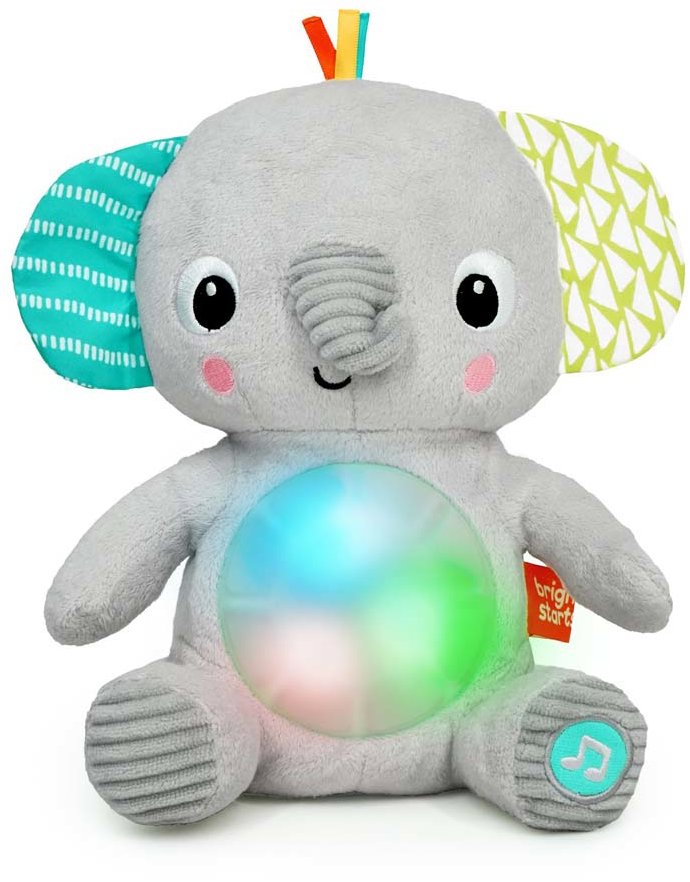 Bright Starts Hug-a-bye Baby sloník svietiaci